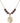 Saint Columbkille Birthstone Necklace | 3/4 inch | 6mm Beads  Garnet 14kt Gold Filled