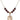 Saint Daniel Comboni Birthstone Necklace | 3/4 inch | 6mm Beads  Garnet 14kt Gold Filled