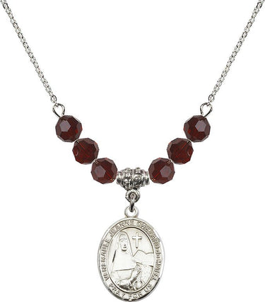 Jeanne Chezard de Matel Birthstone Necklace | 3/4 inch