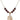 Saint Viator of Bergamo Birthstone Necklace | 3/4 inch | 6mm Beads  Garnet 14kt Gold Filled