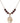Saint Viator of Bergamo Birthstone Necklace | 3/4 inch | 6mm Beads  Garnet 14kt Gold Filled