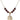 Saint Jeanne Jugan Birthstone Necklace | 3/4 inch | 6mm Beads  Garnet 14kt Gold Filled