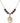 Saint Jeanne Jugan Birthstone Necklace | 3/4 inch | 6mm Beads  Garnet 14kt Gold Filled