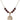 Saints Peter & Paul Birthstone Necklace | 3/4 inch | 6mm Beads  Garnet 14kt Gold Filled