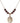 Saint Damien of Molokai Birthstone Necklace | 3/4 inch | 6mm Beads  Garnet 14kt Gold Filled