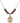Our Lady of Kibeho Birthstone Necklace | 3/4 inch | 6mm Beads  Garnet 14kt Gold Filled