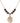 Saint Maron Birthstone Necklace | 3/4 inch | 6mm Beads  Garnet 14kt Gold Filled