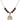 Saint Dismas Birthstone Necklace | 3/4 inch | 6mm Beads  Garnet 14kt Gold Filled