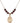 Blessed John Henry Newman Birthstone Necklace | 3/4 inch | 6mm Beads  Garnet 14kt Gold Filled