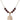 Saint Fidelis of Sigmaringen Birthstone Necklace | 3/4 inch  Garnet 14kt Gold Filled