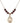 Saint Maria Bertilla Boscardin Birthstone Necklace | 3/4 inch  Garnet 14kt Gold Filled