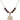 Saint Claude de la Colombiere Birthstone Necklace | 3/4 inch  Garnet 14kt Gold Filled