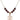 Guardian Angel Birthstone Necklace | 3/4 inch | 6mm Beads  Garnet 14kt Gold Filled
