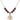 Saint Peter Claver Birthstone Necklace | 3/4 inch | 6mm Beads  Garnet 14kt Gold Filled