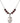 Saint Emma Uffing Birthstone Necklace | 3/4 inch | 6mm Beads  Garnet Sterling Silver