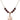 Pope Francis Birthstone Necklace | 3/4 inch | 6mm Beads  Garnet 14kt Gold Filled