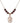 Saint Pope John XXIII Birthstone Necklace | 3/4 inch | 6mm Beads  Garnet 14kt Gold Filled