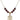 Saint Christopher Birthstone Necklace | 3/4 inch | 6mm Beads  Garnet 14kt Gold Filled