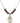 Saint Christopher Birthstone Necklace | 3/4 inch | 6mm Beads  Garnet 14kt Gold Filled