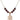 Saint Christopher Birthstone Necklace | 3/4 inch | 6mm Beads  Garnet 14kt Gold Filled