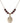 Saint Christopher Birthstone Necklace | 3/4 inch | 6mm Beads  Garnet 14kt Gold Filled
