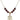 Saint Sebastian Birthstone Necklace | 3/4 inch | 6mm Beads  Garnet 14kt Gold Filled