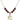 Saint Sebastian Birthstone Necklace | 3/4 inch | 6mm Beads  Garnet 14kt Gold Filled