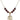 Saint Sebastian Birthstone Necklace | 3/4 inch | 6mm Beads  Garnet 14kt Gold Filled
