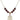 Saint Sebastian Birthstone Necklace | 3/4 inch | 6mm Beads  Garnet 14kt Gold Filled