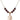 Saint Sebastian Birthstone Necklace | 3/4 inch | 6mm Beads  Garnet 14kt Gold Filled