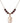Saint Sebastian Birthstone Necklace | 3/4 inch | 6mm Beads  Garnet 14kt Gold Filled