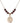 Guardian Angel Birthstone Necklace | 3/4 inch | 6mm Beads  Garnet 14kt Gold Filled