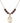 Guardian Angel Birthstone Necklace | 3/4 inch | 6mm Beads  Garnet 14kt Gold Filled