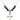 Nail Cross Birthstone Necklace | 1 1/8 inch | 6mm Beads  Jet Sterling Silver
