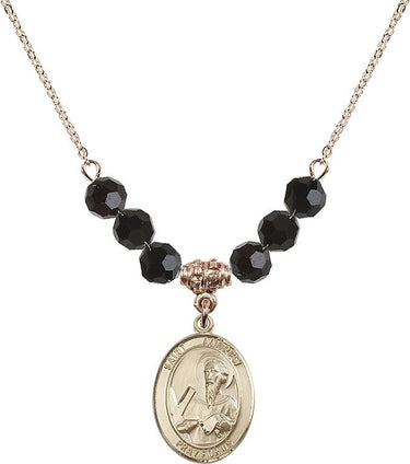 Collar con piedra natal de San Andrés Apóstol | 1,9 cm