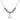 Cross Birthstone Necklace | 3/4 inch | 6mm Beads  Light Amethyst Sterling Silver