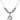 Saint Gemma Galgani Birthstone Necklace | 3/4 inch | 6mm Beads  Light Amethyst Sterling Silver