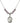 Saint Gemma Galgani Birthstone Necklace | 3/4 inch | 6mm Beads  Light Amethyst Sterling Silver