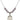 Saint Sebastian Birthstone Necklace | 3/4 inch | 6mm Beads  Light Amethyst Sterling Silver