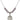 Saint Lucy Birthstone Necklace | 3/4 inch | 6mm Beads  Light Amethyst Sterling Silver