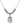 Saint Lucy Birthstone Necklace | 3/4 inch | 6mm Beads  Light Amethyst Sterling Silver
