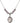 Saint Jadwiga of Poland Birthstone Necklace | 3/4 inch | 6mm Beads  Light Amethyst Sterling Silver