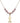 Saint Christopher Birthstone Necklace | 7/8 inch | 6mm Beads  Light Rose 14kt Gold Filled
