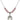 Saint Edith Stein Birthstone Necklace | 3/4 inch | 6mm Beads  Light Rose Sterling Silver