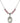 Saint Edith Stein Birthstone Necklace | 3/4 inch | 6mm Beads  Light Rose Sterling Silver