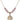 Our Lady of Rosa Mystica Birthstone Necklace | 3/4 inch | 6mm Beads  Light Rose 14kt Gold Filled