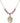 Our Lady of Rosa Mystica Birthstone Necklace | 3/4 inch | 6mm Beads  Light Rose 14kt Gold Filled