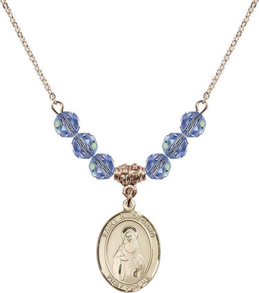 St. Hildegard von Bingen Birthstone Necklace | 3/4 inch