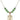 Saint Peregrine Birthstone Necklace | 3/4 inch | 6mm Beads  Peridot 14kt Gold Filled