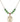 Saint Peregrine Birthstone Necklace | 3/4 inch | 6mm Beads  Peridot 14kt Gold Filled